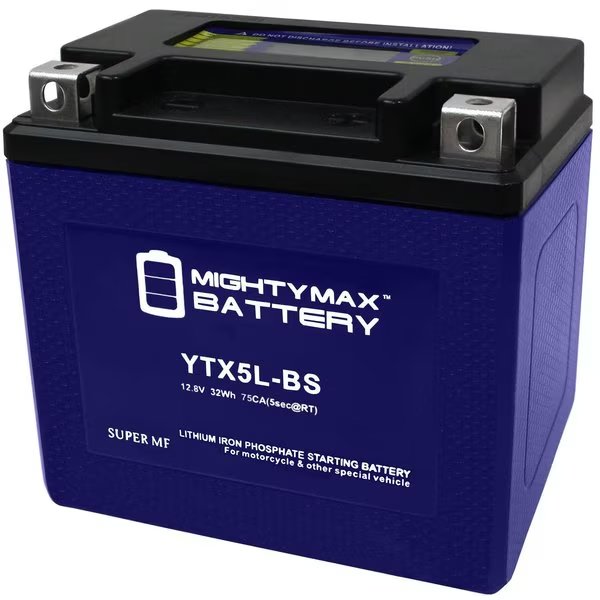 Lithium Battery Replacement for Honda CRF250X Motorcycle 09, Mighty Max Battery, Mfr#: MAX3879611